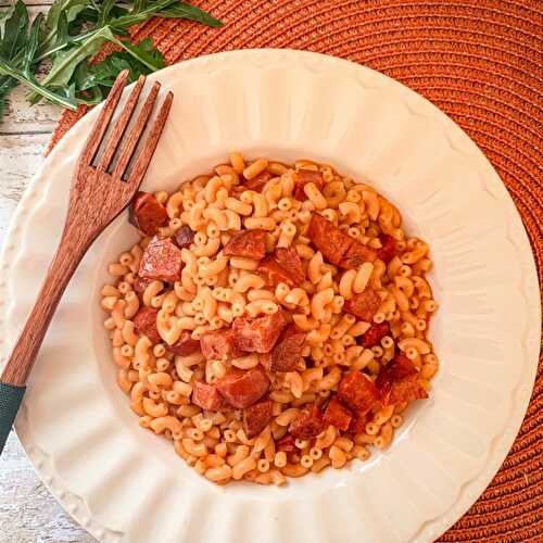 Risotto coquillettes chorizo