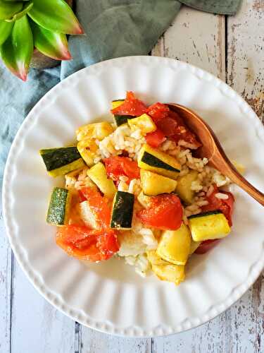 Risotto aux légumes rôtis