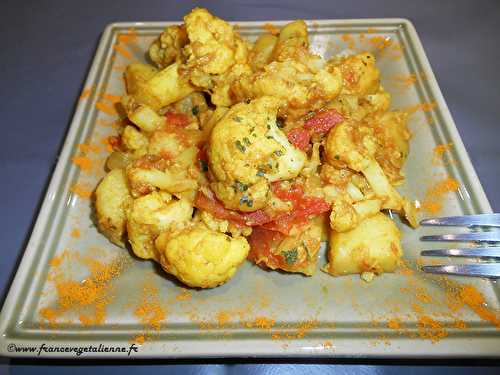 Aloo gobi (curry au chou-fleur et pomme de terre) (végétalien, vegan) ?
