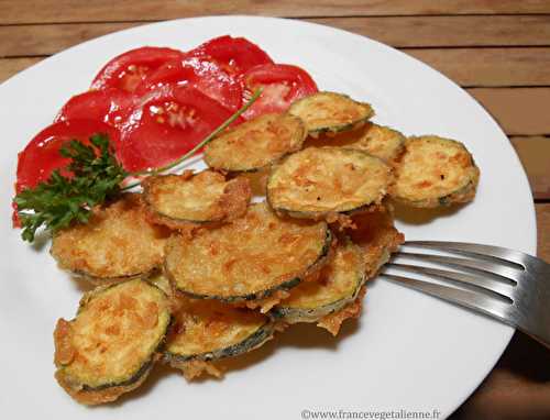 Beignet de courgette (végétalien, vegan) ?