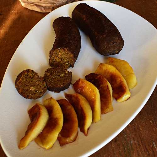 Boudin noir de lentilles (végétalien, vegan) ?