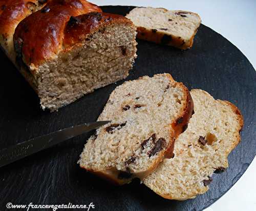 Brioche aux pépites de chocolat (végétalien, vegan) ?