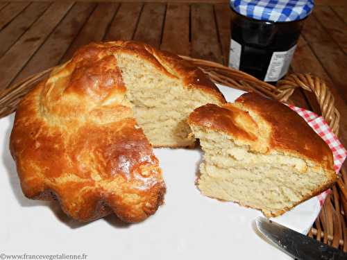 Brioche parisienne dite brioche "à tête" (végétalien, vegan) ?