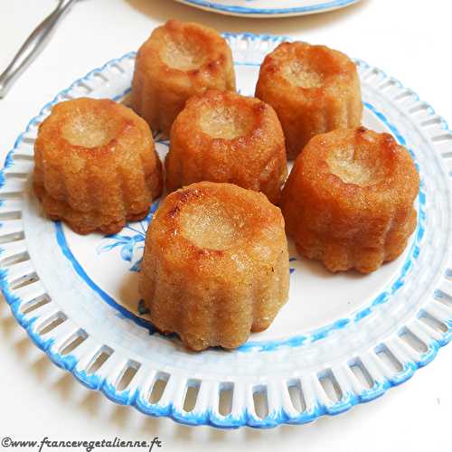 Canelés ou cannelés (végétalien, vegan) ?