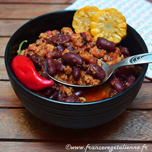 Chili sin carne (végétalien, vegan) ?