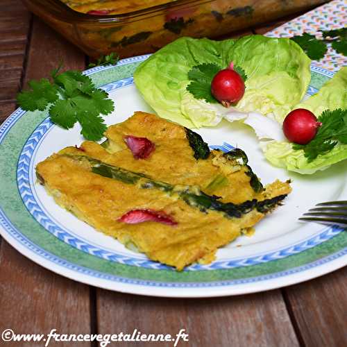 Clafoutis aux asperges (végétalien, vegan) ?