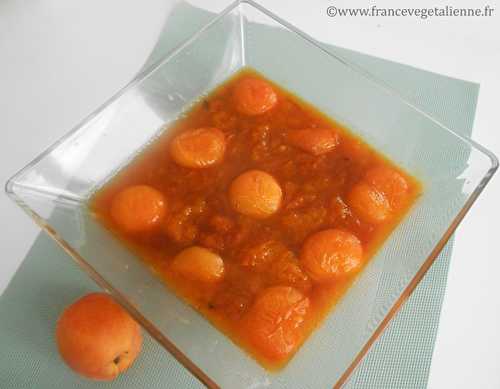 Compote d'abricots (végétalien, vegan) ?