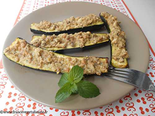 Courgettes façon orientale (végétalien, vegan) ?