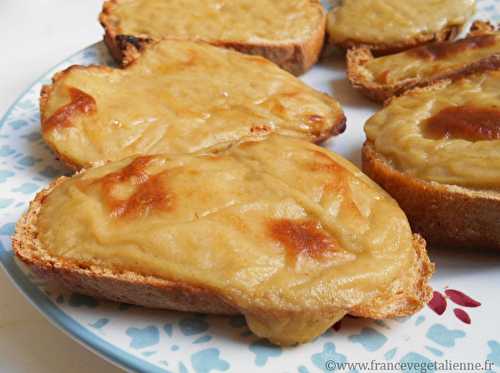 Croûte au fromage (végétalien, vegan) ?