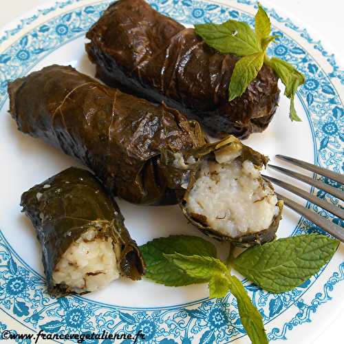 Dolma (feuille de vigne farcie) (végétalien, vegan) ?