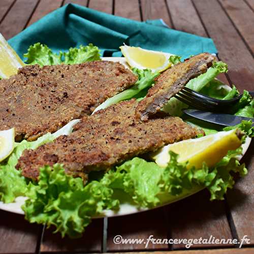 Escalope milanaise (végétarien, vegan) ?