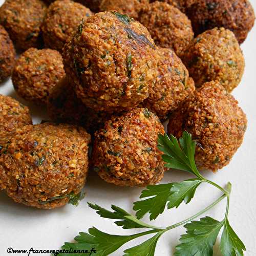 Falafels (végétalien, vegan) ?