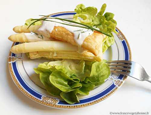 Feuilleté d'asperges (végétalien, vegan) ?