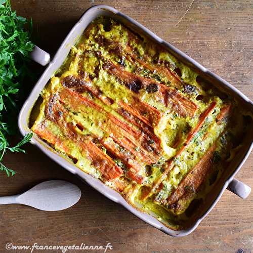 Gratin de carottes (végétalien, vegan) ?