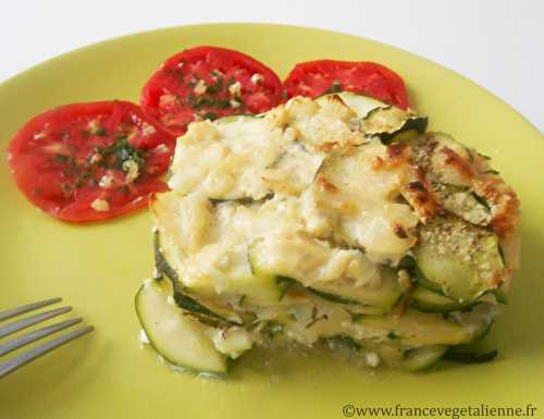 Gratin de courgettes (végétalien, vegan) ?