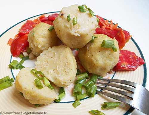 Knödel ou Boulettes autrichiennes (végétalien, vegan) ?