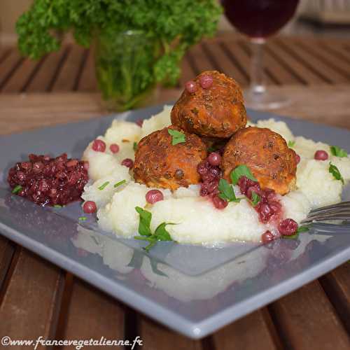 Köttbullar ou boulettes suédoises (végétalien, vegan) ?