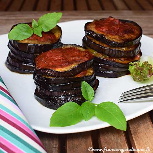 Millefeuille d'aubergine (végétalien, vegan) ?