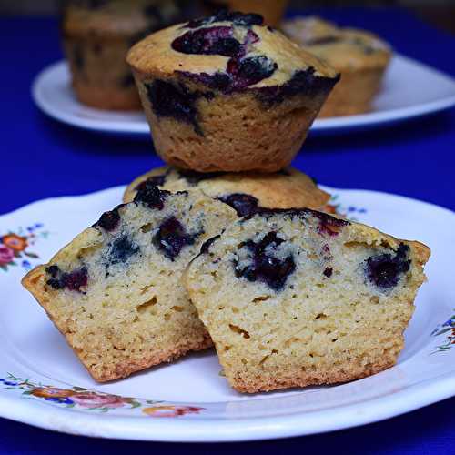 Muffins aux myrtilles (végétalien, vegan) ?