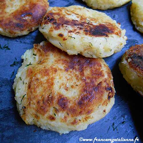 Palets de pommes de terre façon russe (végétalien, vegan) ?