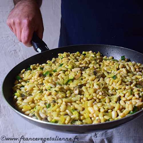 Poêlée de flageolets aux légumes (végétalien, vegan) ?