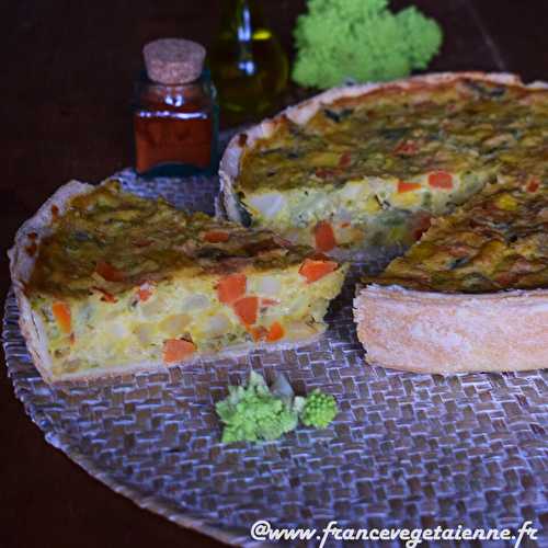 Quiche aux légumes épaisse (végétalien, vegan) ?