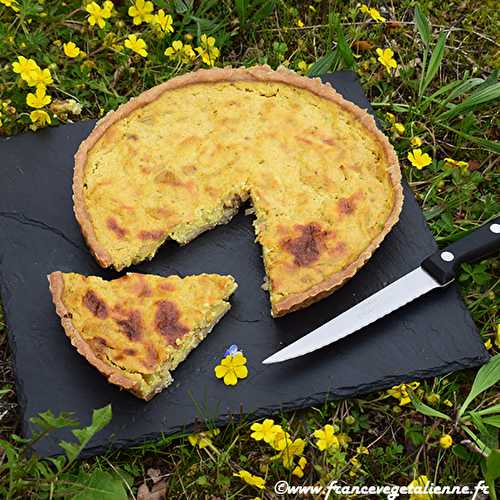 Quiche lorraine (sans gluten, végétalienne, végane) ?