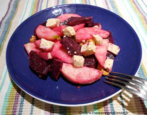 Salade "Coucher de soleil" (végétalien, vegan) ?