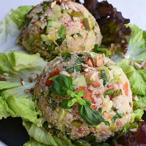 Salade de quinoa (végétalien, vegan) ?