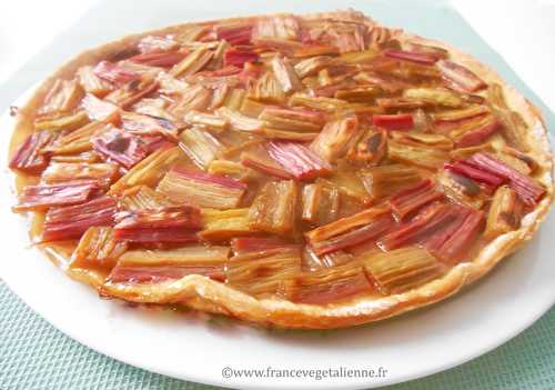 Tarte à la rhubarbe (végétalien, vegan) ?