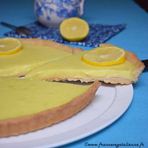 Tarte au citron crémeuse (végétalien, vegan) ?