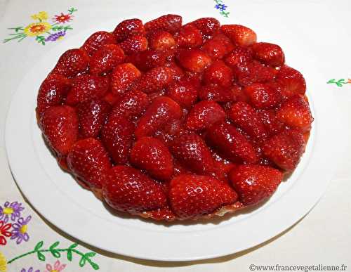 Tarte aux fraises (végétalien, vegan) ?