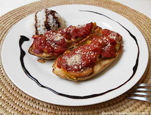 Tartines d'aubergines garnies (végétalien, vegan) ?