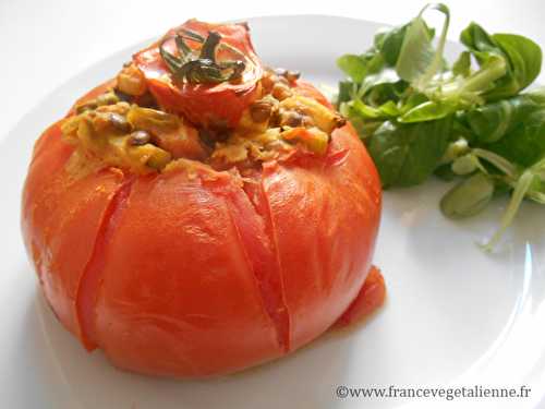 Tomates farcies (végétalien, vegan) ? France végétalienne
