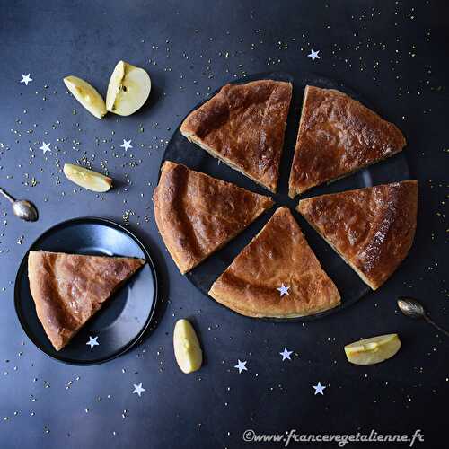 Galette des rois à la pomme (végétalien, vegan) —