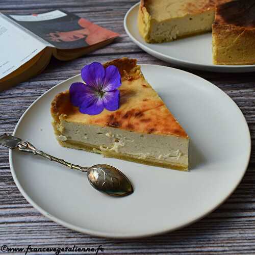 Tarte au fromage blanc (végétalien, vegan) —