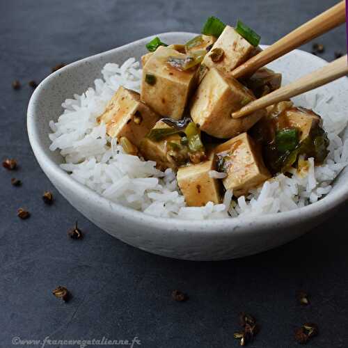 Tofu ma po (végétalien, vegan) —