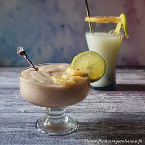 Mousse à la banane (végétalien, vegan)