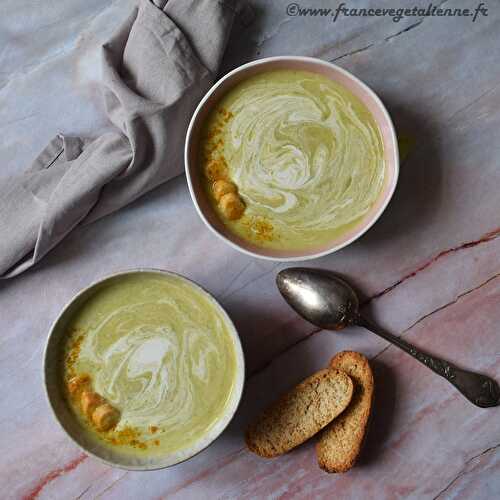 Velouté d'endives / poireaux (végétalien, vegan)