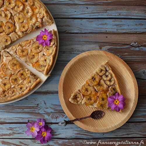 Tarte à la banane (végétalien, vegan)