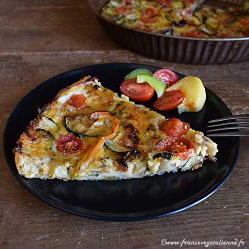 Omelette provençale (végétalien, vegan)