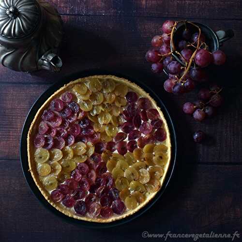 Tarte aux raisins (végétalien, vegan)