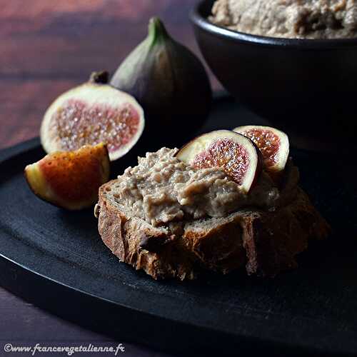 Tartinade haricots blancs / champignons (végétarien, vegan)