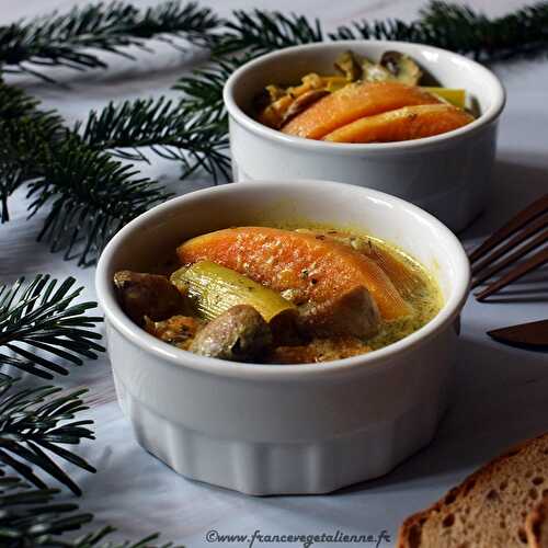 Nage aux légumes d'hiver (végétarien, vegan)