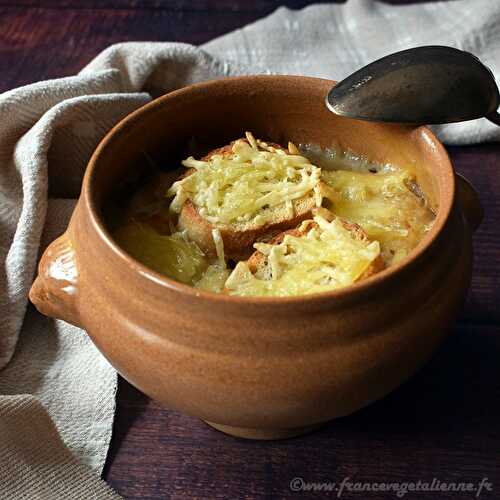 Gratinée lyonnaise (végétarien, vegan)