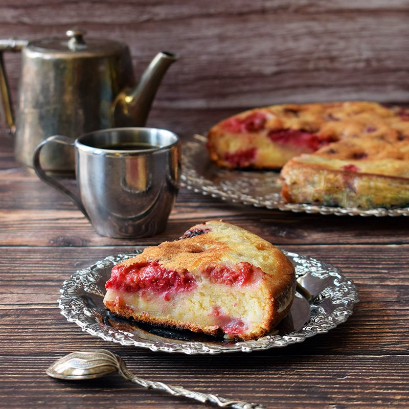 Gâteau à la poêle aux fruits (végétalien, vegan)