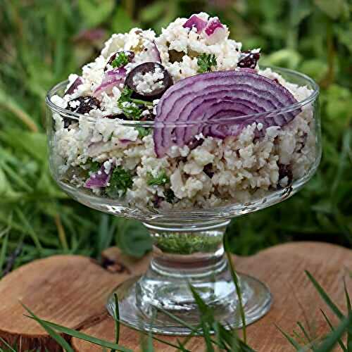 Taboulé de chou-fleur (végétarien, vegan)