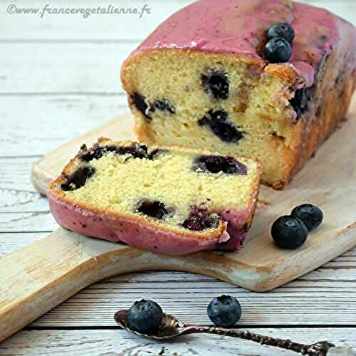 Cake aux myrtilles (végétalien, vegan)