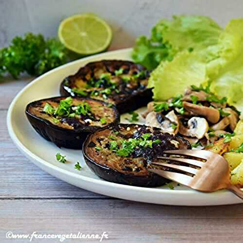 Darne d'aubergine citronnée (végétarien, vegan)