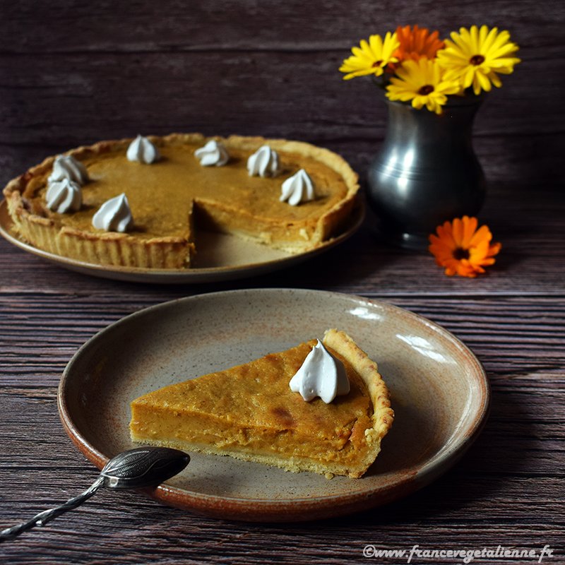 Pumpkin pie (végétalien, vegan)